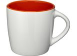Tazza In Ceramica Bullet Aztec PF244 (8,4 X 8,8 Cm) (Bianco/Arancio)