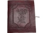 Roogu Tree Of Life Xxl * Album Fotografico In Pelle Di Bufalo, Carta Di Cotone Nera, Fatto A Mano In India