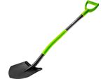 Verto 15G010 Pala/Trowel Spade Fibra Di Vetro, Plastica, Acciaio Nero, Verde
