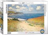 Puzzle Da 1000 Pezzi - Puzzle - Claude Monet Strandweg Weizenfelder + Set Di 3 Accessori Per Puzzle Deluxe