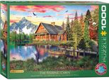 Puzzle Da 1000 Pezzi - Puzzle - Dominic Davison - Pesca Al Fiume + Set Di 3 Accessori Per Puzzle Deluxe