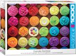 Puzzle Da 1000 Pezzi - Puzzle - Cupcake Rainbow + Set Di 3 Accessori Per Puzzle Deluxe