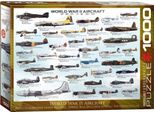 Puzzle Da 1000 Pezzi - Puzzle - Aerei Storici Della Seconda Guerra Mondiale + Set Di 3 Accessori Per Puzzle Deluxe