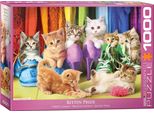Puzzle Da 1000 Pezzi - Puzzle - Gattini Giocosi + Set Di 3 Accessori Per Puzzle Deluxe