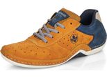 Scarpe Casual Stringate Da Uomo In Giallo