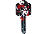 Harley Quinn - Chiave Vuota TA4574 (Taglia Unica) (Nero/Rosso)