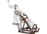 Decorazione Natalizia Dkd Home Decor Babbo Natale Legno Grigio 42 X 22 X 48 Cm