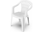 Sedia Da Giardino Progarden Lyra White Resin 56 X 54 X 80 Cm