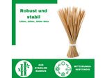 Novatool 200X Bastoncini Di Graniglia 80 Cm X 6,5 Mm I Naturale I Bastoncini Per Piante Bastoncini Di Bambù Bastoncini Di Bambù Bastoncini Di Bambù Supporto Per Piante Bastoncino Di Legno Picchetti Per Piante