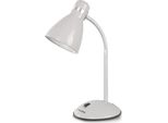 Lampada Da Scrivania Esperanza E27 Alkes Bianca