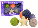 Set Con 6 Palline Sensoriali Colorate