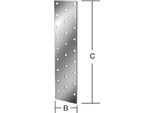 Piastra Forata H200Xl60Xs2Mm Zincata Sendzimir Vormann