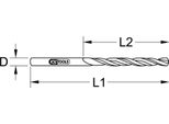 Ks Tools 330.2033 Punta Per Trapano Twist 10 Pz
