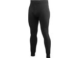 Woolpower Merino Base Layer Long Johns 200 - Con Papillon - Nero