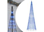 Vidaxl Albero Di Natale A Led Per Pennone 1534 Led Blu 500 Cm