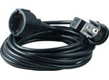 Cavo Di Prolunga As Schwabe In Pvc Con Spina Piatta E Contatto Di Messa A Terra (230V - 16A - IP20 - 5M Di Cavo)