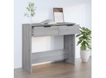The Living Store Consolle Grigia Sonoma 90X36X75 Cm Materiale A Base Di Legno