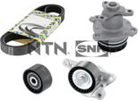 Snr KAP855.180 Pompa Dell'acqua + Set Di Cinghie Trapezoidali Per Opel Vivaro A Furgone (X83) Vivaro A Combi (X83) Movano B Furgone (X62) Movano B Bus