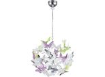 Lampadario Butterfly Argento Rl R30214017