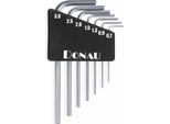Donau Elektronik Set Di Chiavi A Esagono 820, 0,7...3 Mm, 7 Pezzi