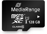 Mediarange Scheda Sd Microsd 128GB UHS-1 Cl.10 Incl. Adattatore