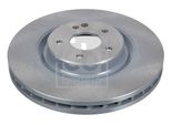 2X Disco Freno Febi Bilstein 26106 Anteriore Adatto A MERCEDES-BENZ Sl (R129)