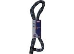 Lucchetto A Catena Abus Ivera Chain 7210 - Lucchetto Per Bicicletta Con Rivestimento In Fibra Sintetica Ivytex Altamente Flessibile - Livello Di Sicurezza Abus 8 - 110 Cm - Grigio