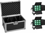 Eurolite Set 2X Led CLS-9 Qcl Rgb/Ww 9X7W + Case (20000984)