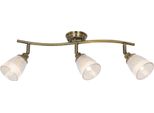 Striscia Luminosa Bronzo Antico/Trasparente E14 3X40W Martha 5017 Rabalux