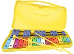 Xilofono Musicale Professionale, 25 Note, Tasti In Alluminio Per Bambini, Xilofono Con Scatola Gialla