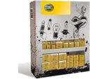 Set Di Lampadine Hella Alogene 12V H1 H3 H4 H7 C5W P21/5W P21W PY21W R5W W16W W5W
