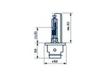 1X D2R Narva Lampadina Allo Xeno 85V Lampadina Per Fari P32D-3 Lampadina