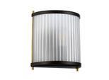 Lampada Da Parete In Vetro Satinato Bronzo 1Xe27 60W Elstead