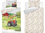 Detexpol Biancheria Da Letto Per Culla In Bambù 3D Farm Red Cotone, Bambù, 100/135, 40/60 Cm