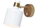 Lampada Da Parete Moderna Con Interruttore E27 Oro Alberta 5089 Rabalux