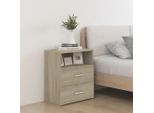 Vidaxl Comodino Rovere Sonoma 50X32X60 Cm - Comodino - Comodini - Cassettiera Da Letto - Cassettiere Da Letto