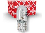 1X Febi Bilstein 173307 W5W Lampada Con Attacco A Vetro Luce Di Ingombro/Delimitazione Lampadina A Incandescenza 5W 24V W2.1X9.5D