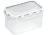 Plast Team 28030803 Plast Team Contenitore Ermetico Per Alimenti, 0,7 Litri, Bianco