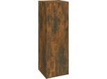 Syfax™ Mobile Tv Rovere Fumo 30,5X30X90 Cm In Legno Multistrato