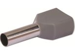 Quadrios 22C438 Ghiera A Due Fili 4 Mm² Parzialmente Isolata Grigia 1 Set (22C438)