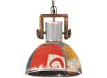 Vidaxl Lampada A Sospensione In Stile Industriale 25 W Multicolore Rotonda 30 Cm E27