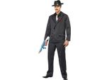 Smiffys - Costume - Uomo SM2876 (L) (Nero)