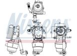 Radiatore Dell'olio Nissens 91340 Olio Motore Per Ford Focus Iii Station Wagon Kuga Mk2 (DM2) Mondeo Iv Station Wagon (BA7) Focus Ii Hatchback (Da, Hcp, Dp) S-MAX (WA6)