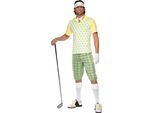 Smiffys - Costume "Gone Golfing"" - Uomo SM3187 (L) (Bianco/Verde/Giallo)"