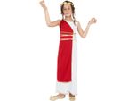 Smiffys - Costume - Ragazze SM810 (146-152) (Rosso/Bianco)