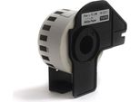 Jetworld Etichette Brother Dk Di Ricambio Nero Su Bianco 29Mm*15,24M DK22211, DK-22211, DK22.211