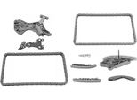 Partstec PTA114-0283 Kit Catena Di Distribuzione Catena Di Distribuzione Per Vw New Beetle Cabrio (1Y7) New Beetle Hatchback (9C1, 1C1) Jetta Mk5 (1K)