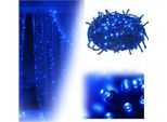 Luci Di Fata - 200 Led - Lunghezza Totale 14 M - Luci Blu - Decorazione Natalizia