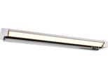 Lampada Da Parete Per Bagno Sopra Lo Specchio Cromo Oblunga 80 Cm Mobile Cambia Colore Led 15W Fabrizio Trio