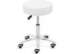 Sgabello Con Rotelle Physa - 48 - 61 Cm - 120 Kg - Bianco